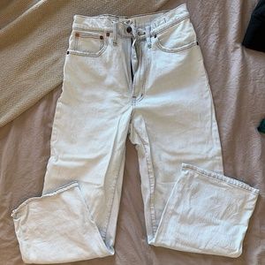Madewell The Perfect Vintage Wide-Leg Crop Jean - Size 27